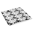 7" paper bag 135 g/m² printed (black/greyscale)