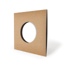 7" Discobag 300 g/m² Kraftpack brown with...