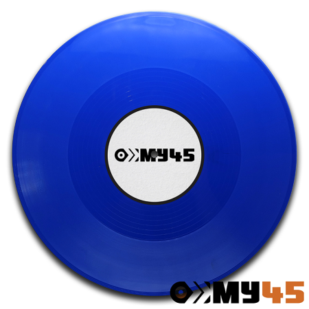 12 Vinyl blau transparent
