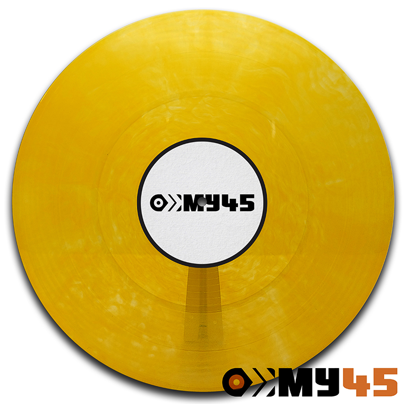 12 Vinyl orange transparent