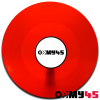 12" Vinyl red clear