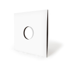 12" Discobag 300g/m² white with centerholes...