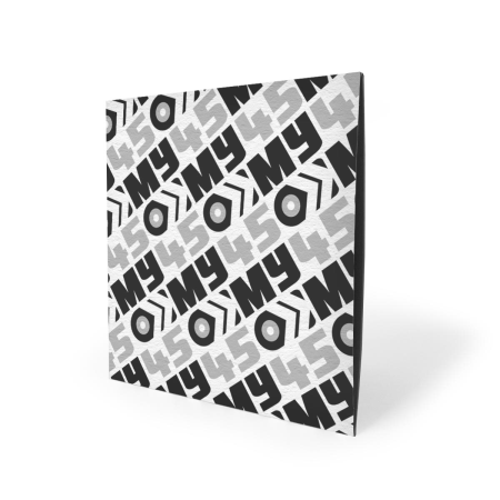 7" Discobag 300 g/m² Inside/Out printed (black/greyscale)