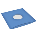 12" blue poly-lined paper inner-sleeve 80 g/m²...